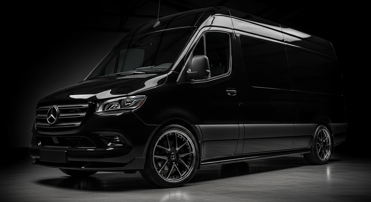 Austin Mercedes Sprinter Rental luxury van interior with executive seating for group transportation
